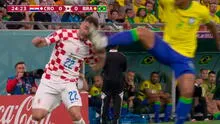 ¿Era roja? Danilo sacó una ‘patada voladora’ e impactó el rostro del croata Juranovic
