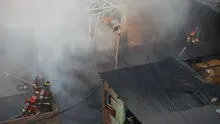 Otro incendio en galería del Cercado de Lima alarma a comerciantes y bomberos
