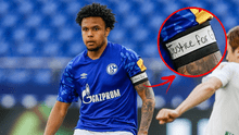 Bundesliga: jugador del Schalke 04  luce cinta pidiendo “justicia para George Floyd”