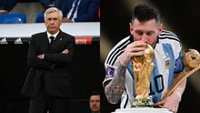 Ancelotti tiene otros favoritos: “No saldrá de mi boca decir que Messi es el mejor de la historia”