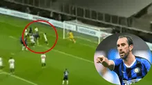 Godín anotó golazo de cabeza y firmó el 2-2 de Inter ante Sevilla [VIDEO]