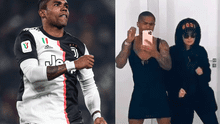 Douglas Costa, jugador de la Juventus, se pone el vestido de su novia en divertido video viral