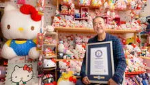 YouTube: policía de 67 años es el dueño de la colección más grande de Hello Kitty [VIDEO]