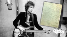 Venden manuscrito de una canción de Bob Dylan por 2 millones de dólares