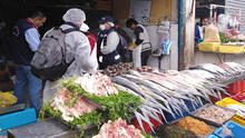 Arequipa: Decomisan 25 kilos de pescado malogrado en mercados del Avelino Cáceres 