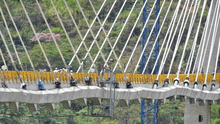 Puente que iba a ser el más alto de Sudamérica se ‘encogió’ y nadie sabe por qué