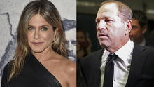 Jennifer Aniston confiesa haber sido una víctima más de Harvey Weinstein 