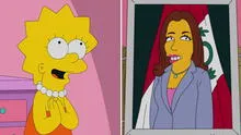 “Los Simpson”: ¿Lisa anticipó que una vicepresidenta gobernaría el Perú? Escena se hace viral [VIDEO]