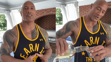 Dwayne Johnson cumple 48 años y lo celebra brindando con tequila 