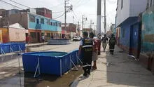 Retiran más de 50 piscinas portátiles instaladas del Callao 