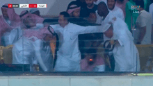 Presidente de un club saudí se desmaya por celebrar un gol al último minuto [VIDEO]