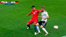 Chile vs. Alemania: ¿Era roja? Codazo de Jara fue sancionado con amarilla pese al VAR [VIDEO]