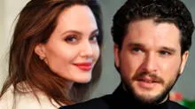 Angelina Jolie estaría coqueteando con Kit Harington en el set de “Eternals”