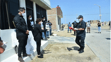 Chiclayo: realizan ceremonia para entregar prendas de policía fallecido por COVID-19 [VIDEO]