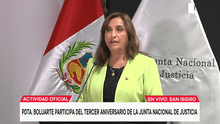 Dina Boluarte: “Anuncio que el próximo lunes se reunirá el Acuerdo Nacional”