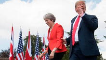 Trump presiona a Reino Unido por acuerdo sobre Huawei y confía en tratado comercial