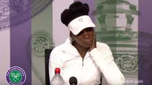 Venus Williams se quiebra durante rueda de prensa al recordar accidente vehicular [VIDEO]