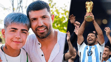 ¡Este ‘Kun’! Sergio Agüero revela que casi se olvida de su hijo en Qatar por celebrar el Mundial