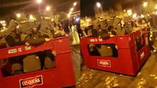 Facebook: Jóvenes se disfrazan de caja de cerveza por Halloween y causan furor en Cusco [VIDEO]