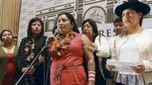 Indígenas exigen al Congreso  respetar el enfoque de género