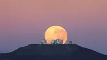 Luna rosa: el fenómeno lunar iluminó la Semana Santa este viernes