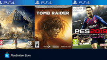 Ofertas de PSN: PES 2019, Shadow of the Tomb Raider y mucho más con descuentos