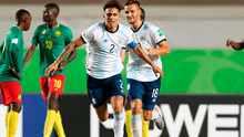 Argentina derrotó 3-1 a Camerún y consiguió su primer triunfo en el Mundial Sub-17 