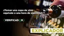 ¿Tomar una copa de vino equivale a una hora de ejercicio?