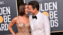 Irina Shayk y Bradley Cooper presumen su amor en los Golden Globes 2019