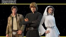 Fortnite x “Star Wars”: ya están disponibles las nuevas skins de Luke Skywalker, Han Solo y la princesa Leia
