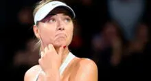Twitter: proponen matrimonio a María Sharapova en pleno juego y responde así [VIDEO]