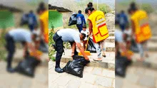 Lambayeque: policías de Motupe realizan jornada de limpieza en el caserío Salitral