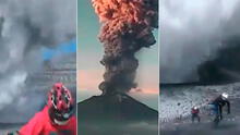 Alpinistas subieron peligroso volcán Popocatépetl en medio de una gran fumarola [VIDEO]