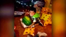 Facebook viral: niño es el más feliz del mundo al recibir una sandía como regalo de Navidad [VIDEO] 