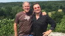 Bono se reúne con George Bush en su rancho de Texas