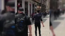 Shawn Mendes pasea por las calles del Centro de Lima antes de su concierto