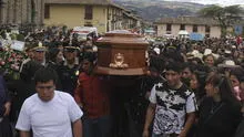 Multitud despide a Juanita Mendoza en Cajamarca