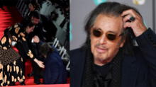 Al Pacino sufrió estrepitosa caída en los BAFTA 2020