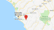 IGP: Temblor de regular intensidad causó susto esta tarde en Lima