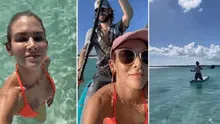 Anahí de Cárdenas y Elías Maya viajaron de luna de miel a las Bahamas y muestran sus primeras fotos