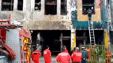 Las Malvinas: se registra incendio en la galería Nicolini [VIDEO]