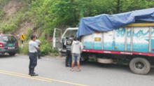 Cajamarca: conductor transportaba láminas de cedro sin autorización