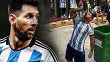 El enojo de Messi con el ‘Kun’ Agüero: ¿qué pasó durante las celebraciones del Mundial?