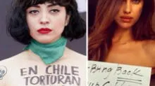 Mon Laferte y las artistas que protestaron desnudándose por causas sociales
