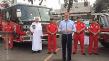 Jorge Muñoz realizó importante donación a compañía de bomberos [VIDEO]
