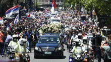 Miles de uruguayos despidieron al expresidente Tabaré Vázquez