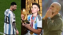 ¡Superaría a Messi! El increíble récord que podría conseguir Julián Álvarez con la ayuda de Pep