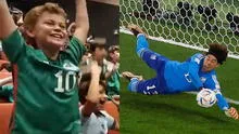 Tierna celebración: niños hinchas de México festejaron así el penal tapado por ‘Memo’ Ochoa 