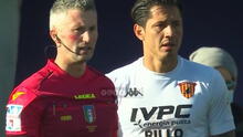 Gianluca Lapadula casi anota golazo de tiro libre en partido entre Benevento y Fiorentina