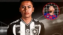 Alexander Lecaros tras llegar a Botafogo: “Messi es mi modelo a seguir” [VIDEO]